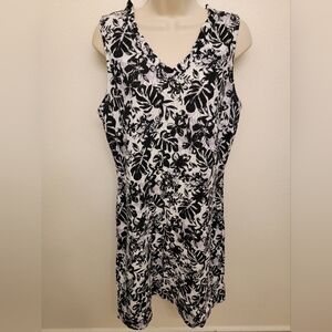 NWT Briggs Ladies Sleeveless Linen Blend Dress